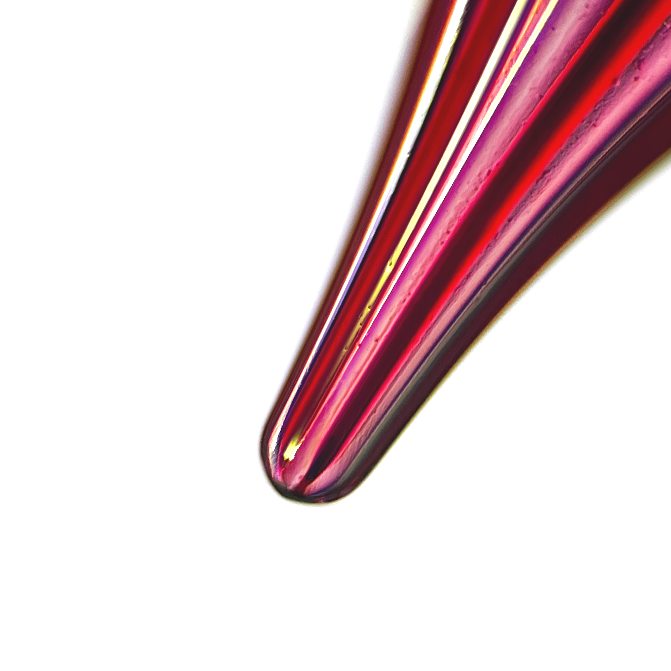 SeventyTwo Handmade Glass Dip Pen with Wood Handle, Black and Pink Coral Design, Calligraphy Writing Pen with Cap (Black-Pink)