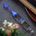 SeventyTwo "Deep Sea Dream" Hand-Blown Jellyfish Glass Pen(Purple Firework Jellyfish)