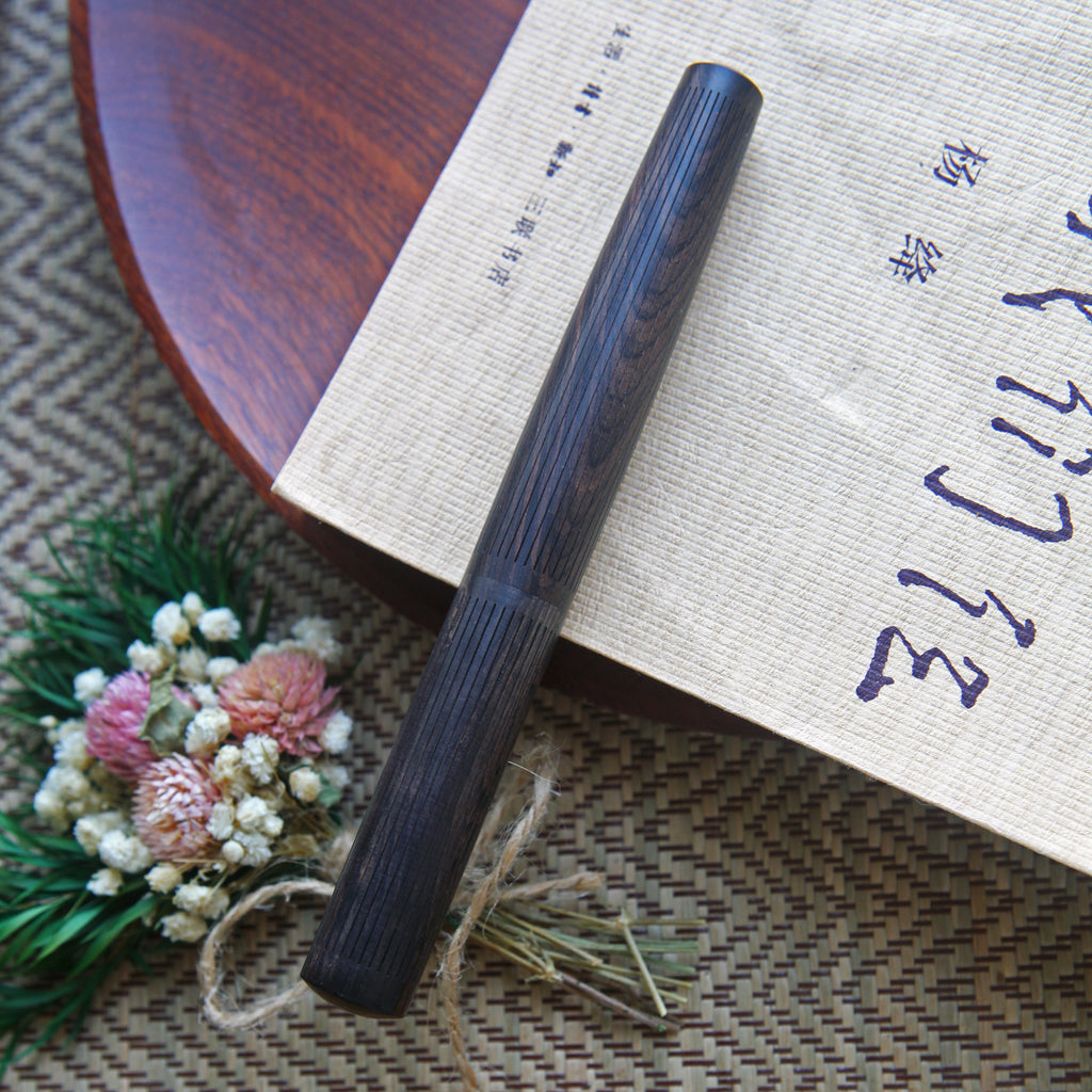 SeventyTwo Handmade Glass Dip Pen with Wood Handle, Calligraphy Writing Pen with Glass Nib