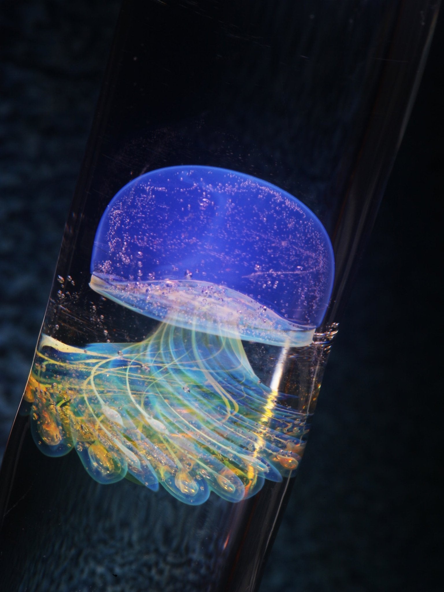 SeventyTwo "Deep Sea Dream" Hand - Blown Jellyfish Glass Pen - Limited Edition Collector’s Item - SeventyTwo