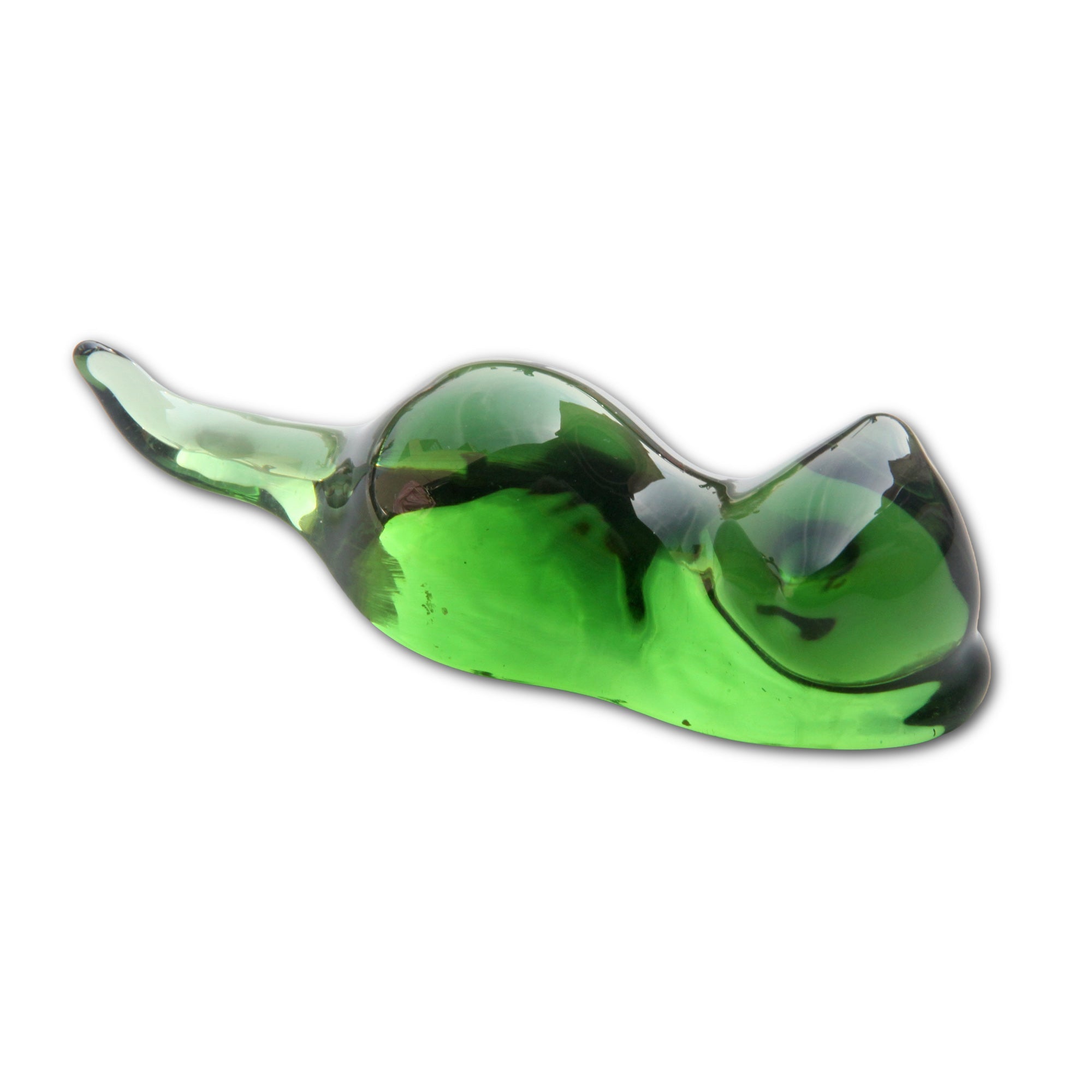 SeventyTwo Glass Pen Support, Kitten Style, Decorative Pen Rest for Writing Desk - SeventyTwo