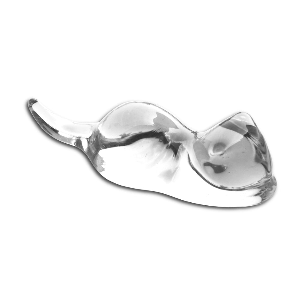 SeventyTwo Glass Pen Support, Kitten Style, Decorative Pen Rest for Writing Desk - SeventyTwo