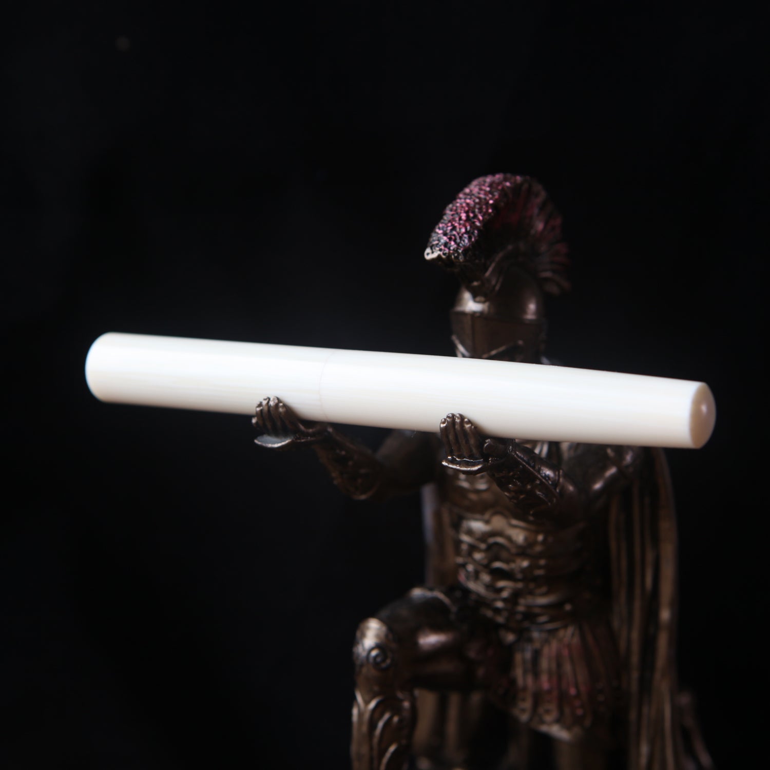 SeventyTwo Handmade Glass Dip Pen, Ivory White, Fine Point, Classic Style for Calligraphy and Art (Ivory White) - SeventyTwo